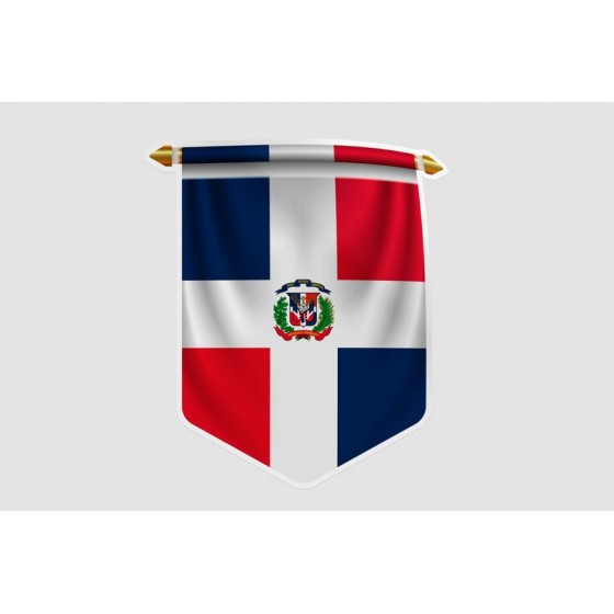 Dominican Flag Pennant