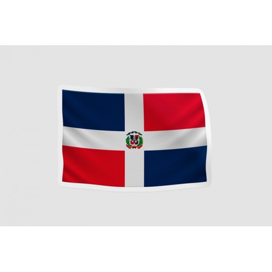 Dominican Flag Style 2