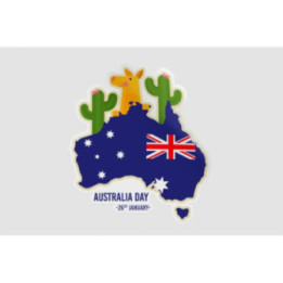Happy Australia Day Style 123 Sticker - DecalsHouse