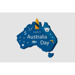 Happy Australia Day Style 125 Sticker - DecalsHouse