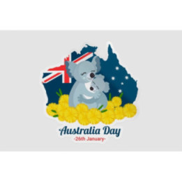 Happy Australia Day Style 126 Sticker - DecalsHouse