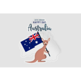 Happy Australia Day Style 135 Sticker - DecalsHouse