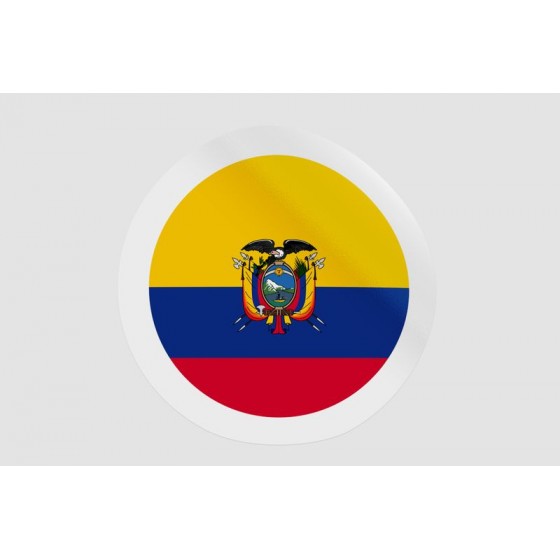 Ecuador Flag Badge Style 10