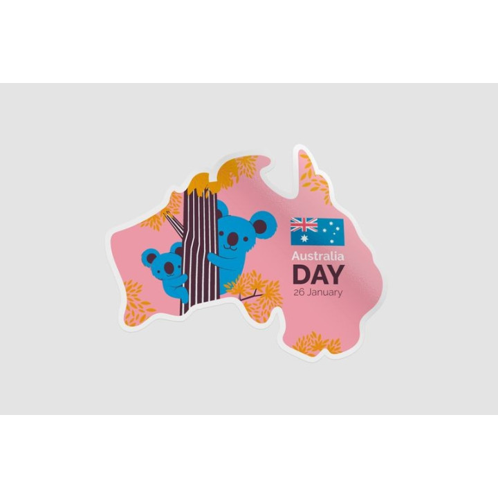 Happy Australia Day Style 138 Sticker - DecalsHouse