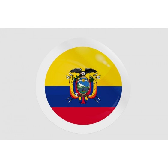 Ecuador Flag Badge Style 12