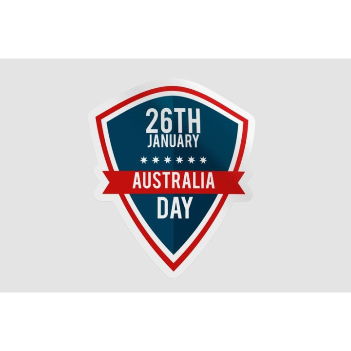 Happy Australia Day Style 145 Sticker - DecalsHouse