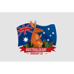 Happy Australia Day Style 149 Sticker - DecalsHouse