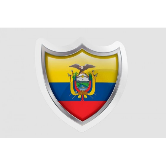 Ecuador Flag Bevel