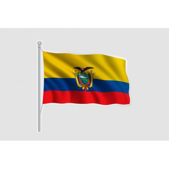 Ecuador Flag Pole