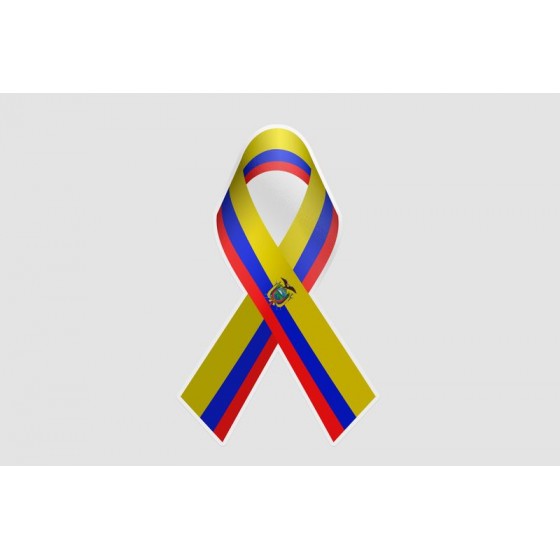 Ecuador Flag Ribbon