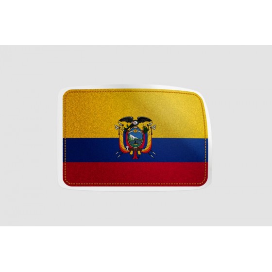Ecuador Flag Style 10