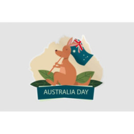 Happy Australia Day Style 183 Sticker - DecalsHouse