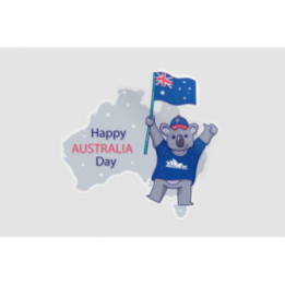 Happy Australia Day Style 195 Sticker - DecalsHouse