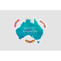 Happy Australia Day Style 197 Sticker - DecalsHouse