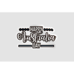 Happy Australia Day Style 208 Sticker - DecalsHouse