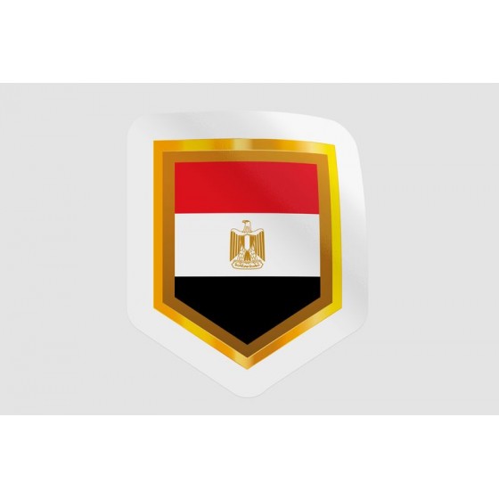 Egypt Flag Badge Style 12