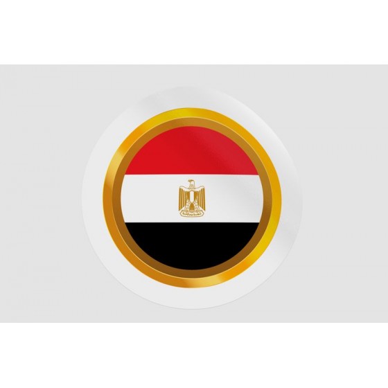 Egypt Flag Badge Style 13