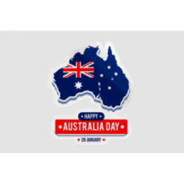 Happy Australia Day Style 22 Sticker - DecalsHouse
