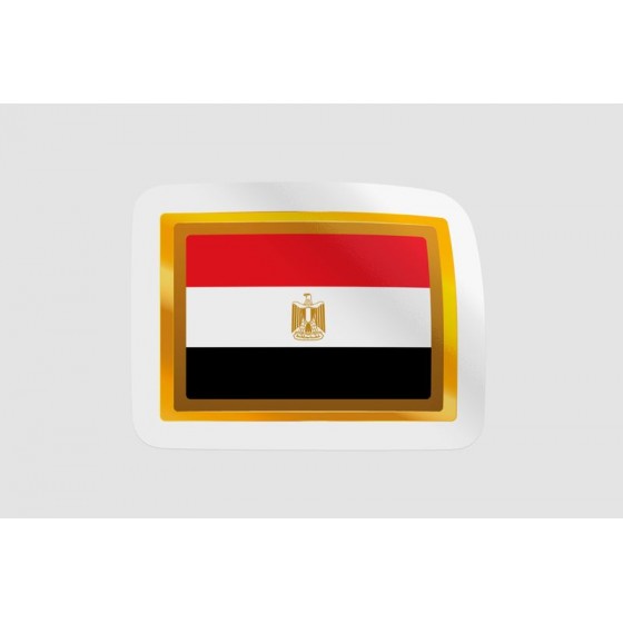 Egypt Flag Badge Style 16