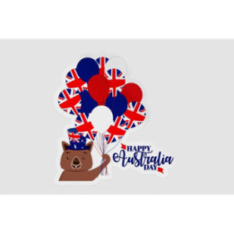 Happy Australia Day Style 221 Sticker - DecalsHouse
