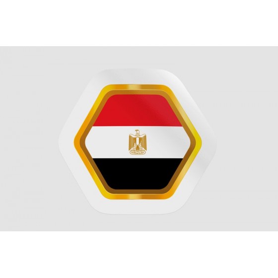 Egypt Flag Badge Style 18
