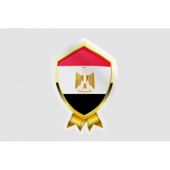 Egypt Flag Badge Style 4