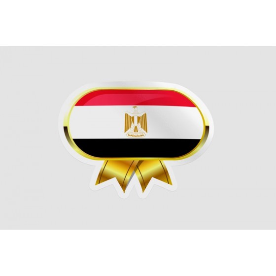 Egypt Flag Badge Style 5