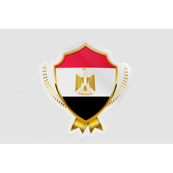 Egypt Flag Badge Style 6