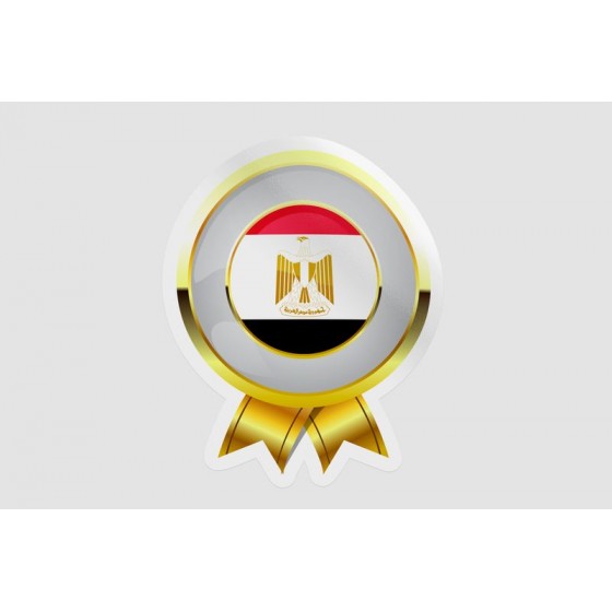 Egypt Flag Badge Style 7
