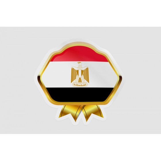 Egypt Flag Badge Style 8