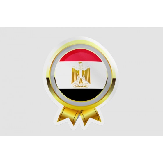 Egypt Flag Badge Style 9