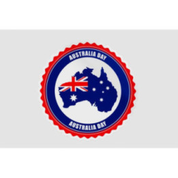 Happy Australia Day Style 229 Sticker - DecalsHouse
