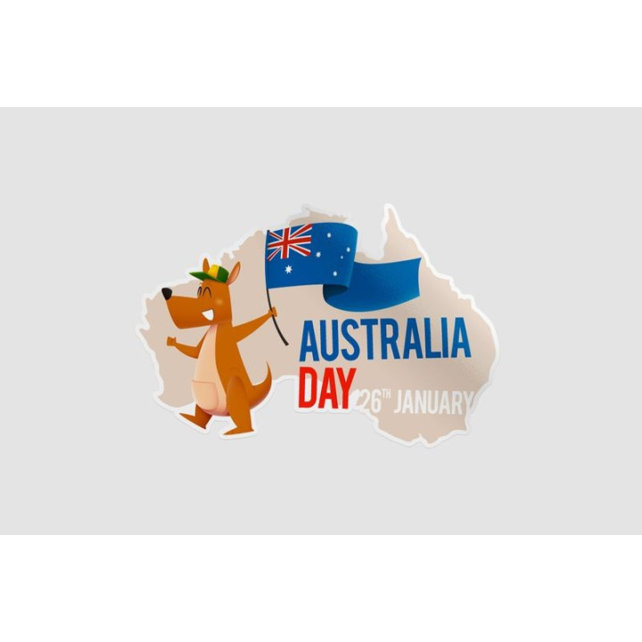 Happy Australia Day Style 232 Sticker - DecalsHouse
