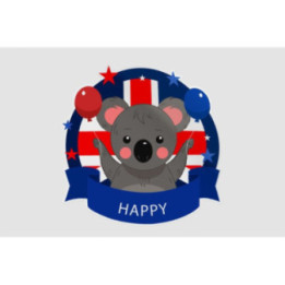 Happy Australia Day Style 239 Sticker - DecalsHouse