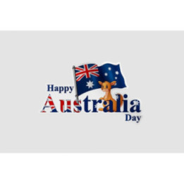 Happy Australia Day Style 24 Sticker - DecalsHouse