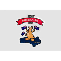 Happy Australia Day Style 244 Sticker - DecalsHouse