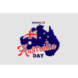 Happy Australia Day Style 245 Sticker - DecalsHouse