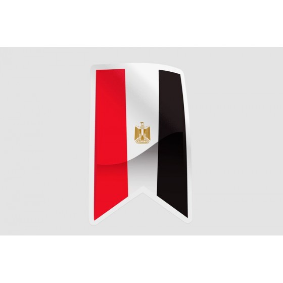 Egypt Flag Flat Style 5