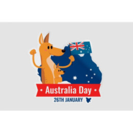 Happy Australia Day Style 252 Sticker - DecalsHouse