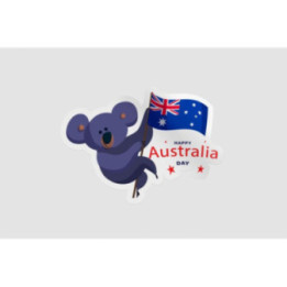 Happy Australia Day Style 26 Sticker - DecalsHouse