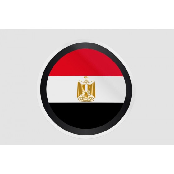 Egypt Flag Label