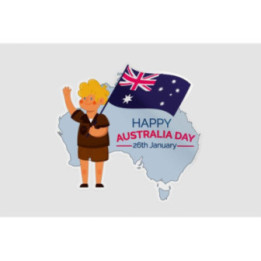 Happy Australia Day Style 261 Sticker - DecalsHouse