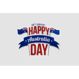 Happy Australia Day Style 263 Sticker - DecalsHouse