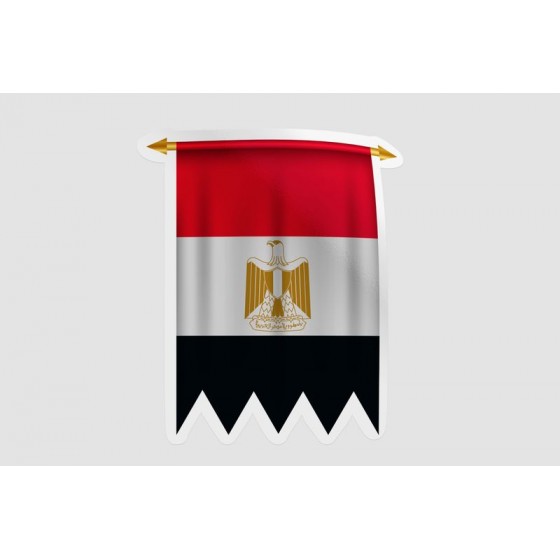 Egypt Flag Pennant Style 2