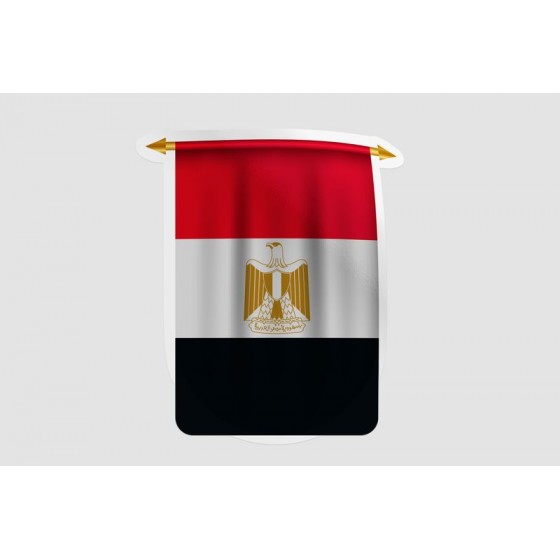 Egypt Flag Pennant Style 5