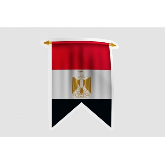 Egypt Flag Pennant Style 8