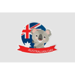 Happy Australia Day Style 284 Sticker - DecalsHouse