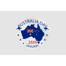 Happy Australia Day Style 285 Sticker - DecalsHouse