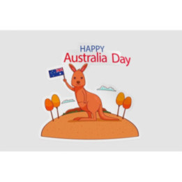 Happy Australia Day Style 291 Sticker - DecalsHouse