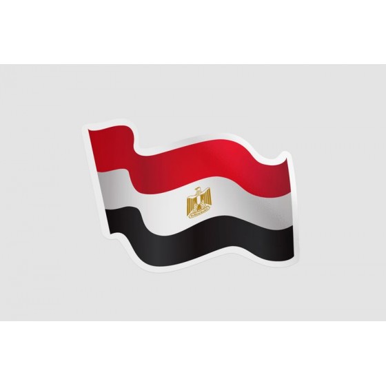 Egypt Flag Waving Style 3